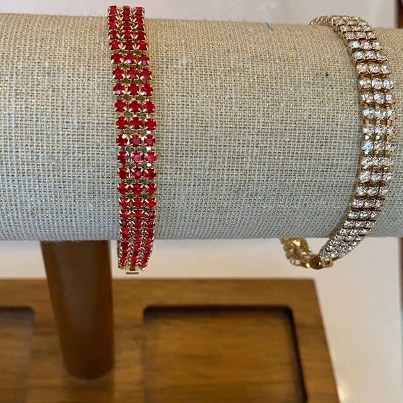 Jewelry Multicolor Crystal Bracelets 12 pieces - Picture 4 of 5